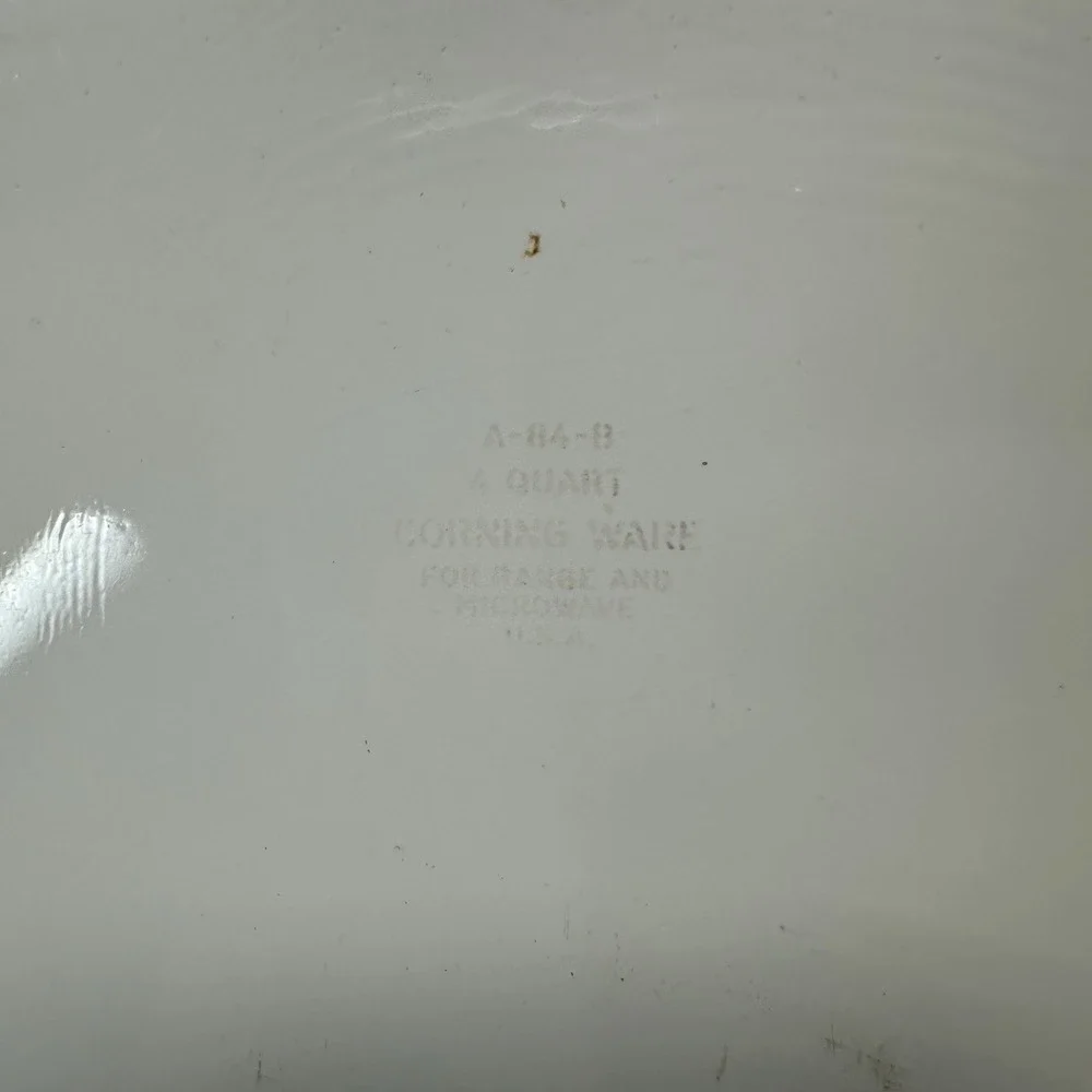 Vintage Corning Ware Spice of Life 4 Quart Casserole Dish A-48-B Lid P-12-C